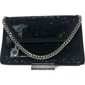 NEW STELLA MCCARTNEY MINI CROSSBODY ALL OVER CRYSTAL HOT FIX BLACK NWT!